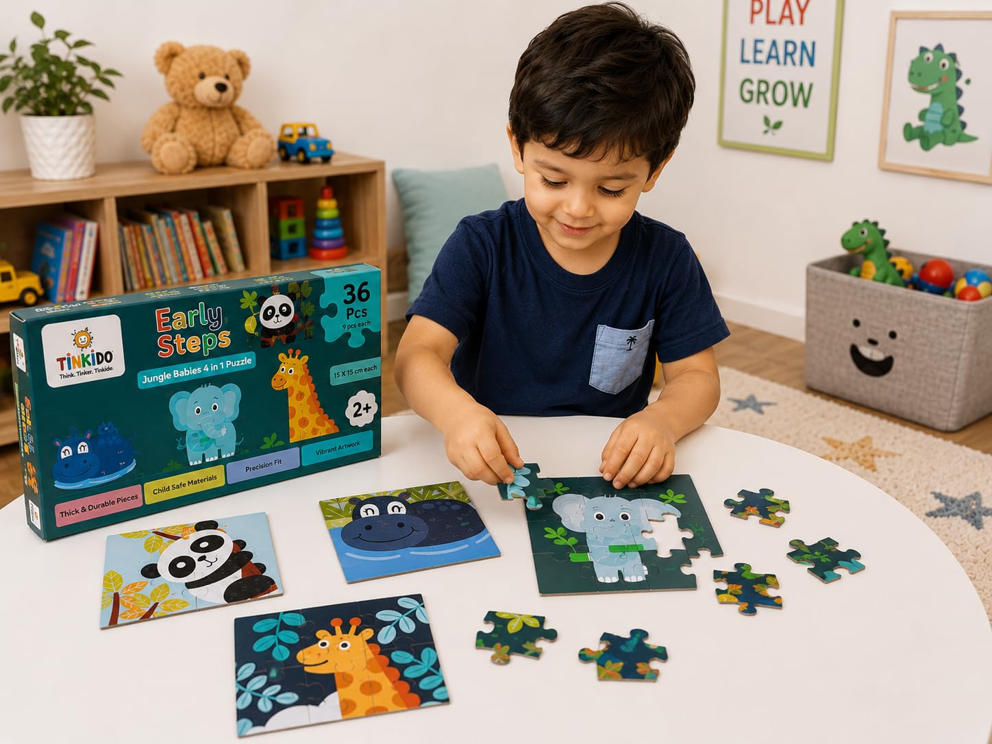 Jungle Babies puzzles — contents