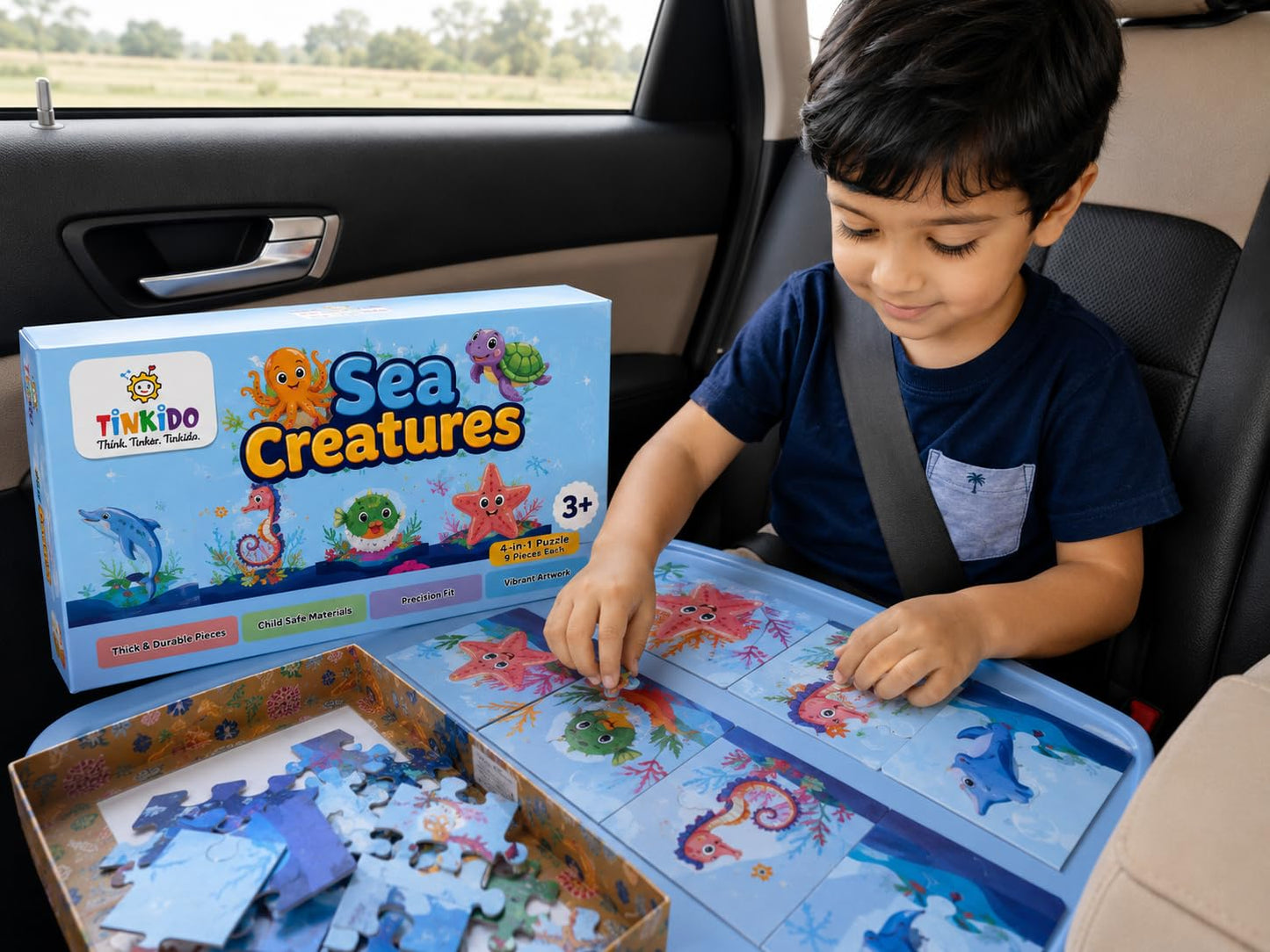 Sea Creatures puzzles — contents