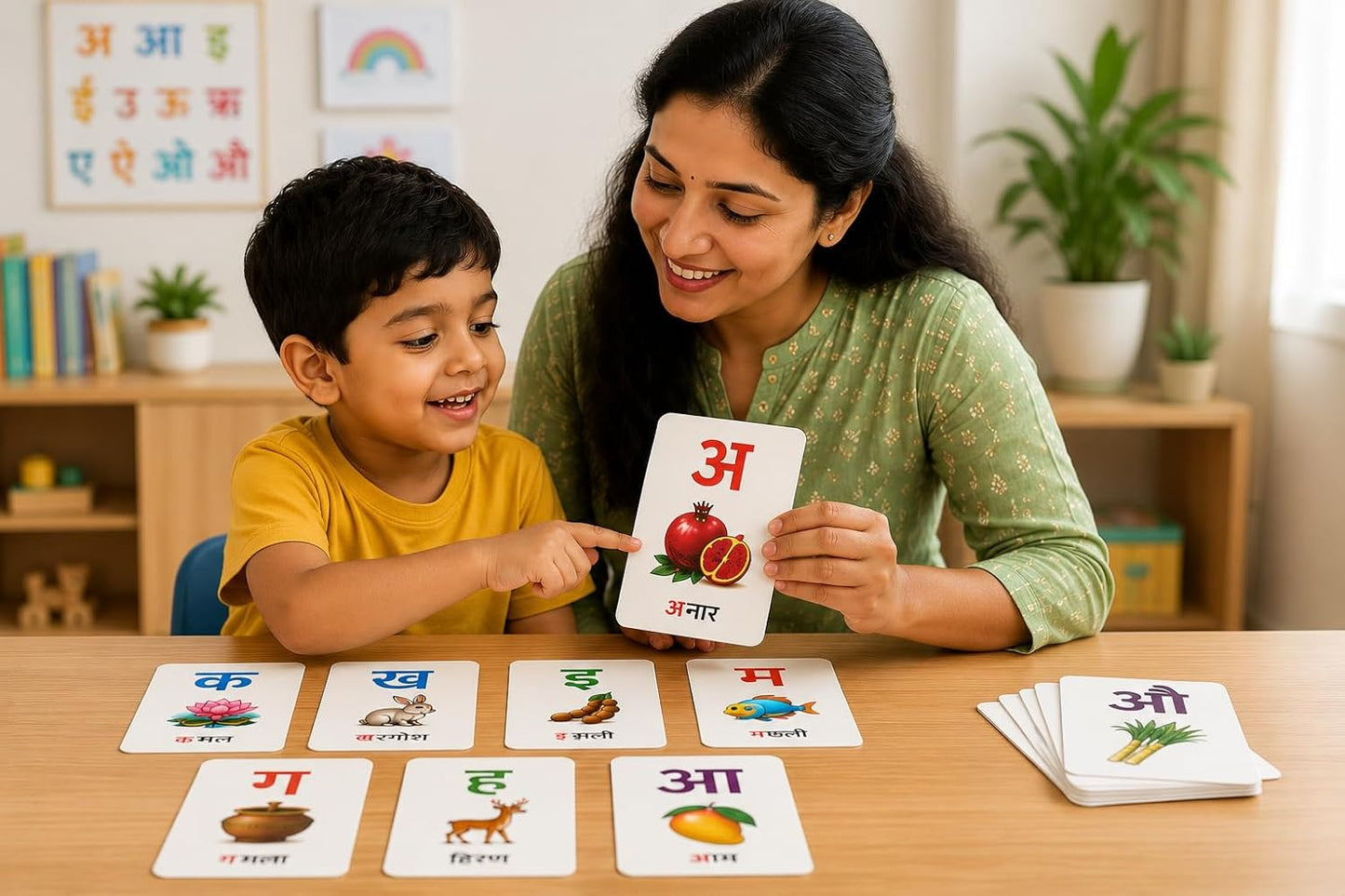 Hindi Varnamala — card details