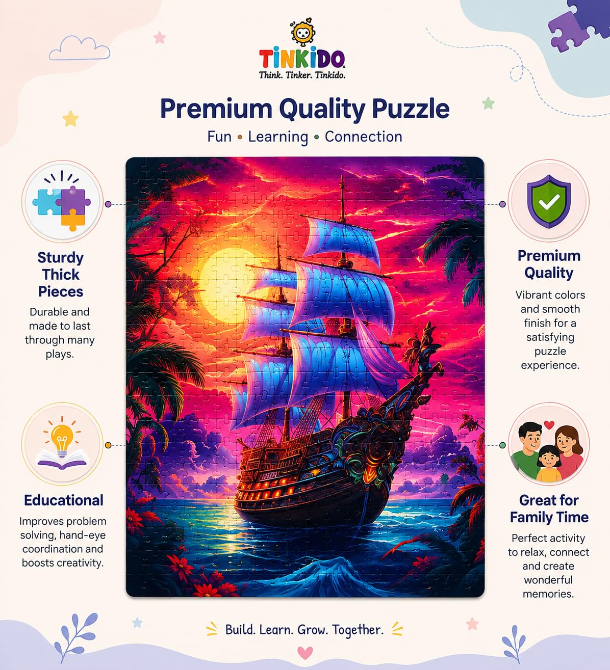 Magical Ship + Rainbow World — both puzzles