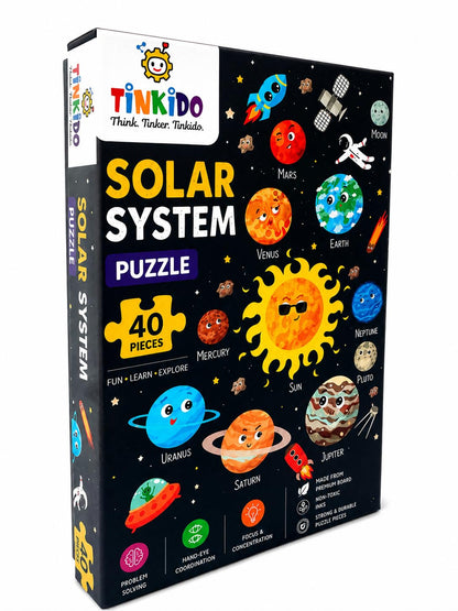 Tinkido Solar System Puzzle, 40 pieces, box front