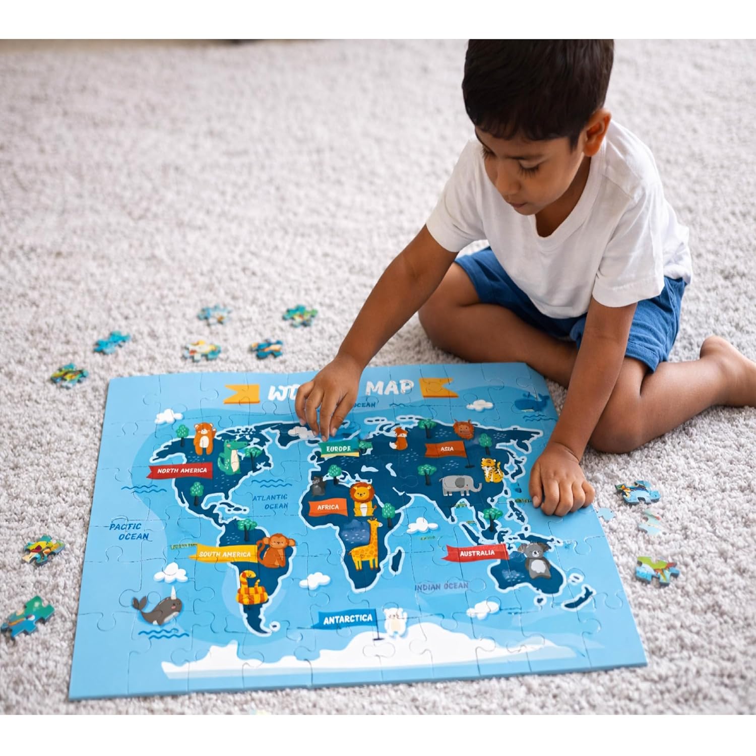 Global Explorers — finished map