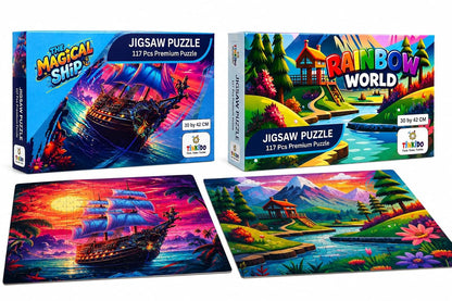 Magical Ship + Rainbow World 2-in-1 pack — gift box