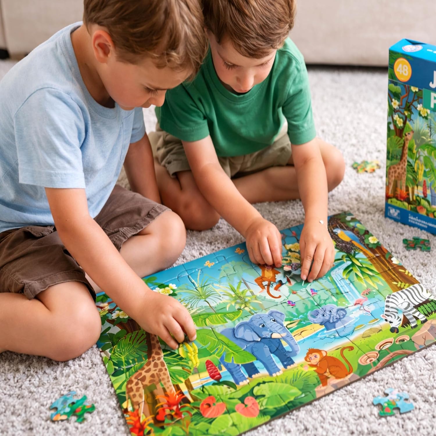 Forest Safari — finished puzzle